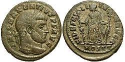 1 Follis Western Roman Empire (285-476) Bronze Maxentius (278-312)