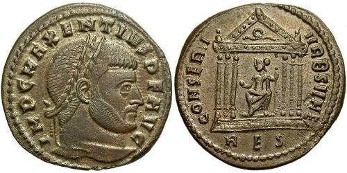 1 Follis Western Roman Empire (285-476) Bronze Maxentius (278-312)