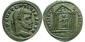 1 Follis Weströmisches Reich (285-476) Bronze Maxentius (278-312)