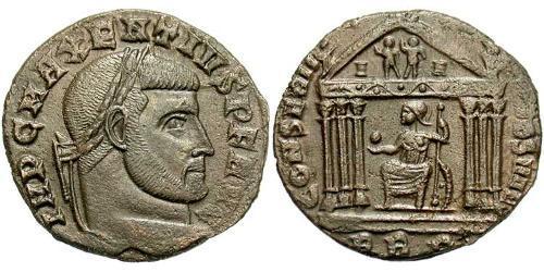 1 Follis Weströmisches Reich (285-476) Bronze Maxentius (278-312)