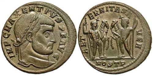 1 Follis Weströmisches Reich (285-476) Bronze Maxentius (278-312)
