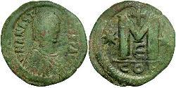 1 Follis Impero bizantino (330-1453) Bronzo Anastasio I (430-518)