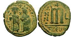 1 Follis Impero bizantino (330-1453) Bronzo Phocas(?-610)