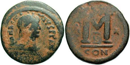 1 Follis Impero bizantino (330-1453) Bronzo Anastasio I (430-518)