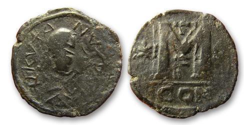 1 Follis Impero bizantino (330-1453) Bronzo Giustino I (450-527)