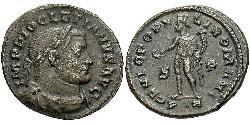1 Follis Impero romano (27BC-395) Bronzo Diocleziano (244-311)
