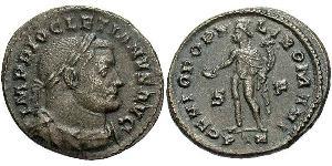 1 Follis Impero romano (27BC-395) Bronzo Diocleziano (244-311)