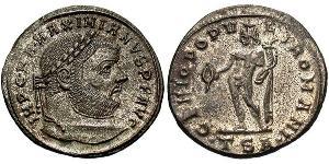 1 Follis Impero romano (27BC-395) Bronzo Massimiano (250-310)