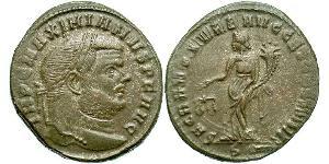 1 Follis Impero romano (27BC-395) Bronzo Massimiano (250-310)