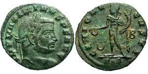 1 Follis Impero romano (27BC-395) Bronzo Massimino II (270 - 313)
