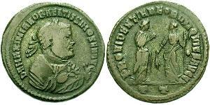 1 Follis Impero romano (27BC-395) Bronzo Massimiano (250-310)