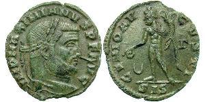1 Follis Impero romano (27BC-395) Bronzo Galerio Massimiano (260-311)
