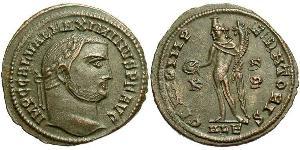1 Follis Impero romano (27BC-395) Bronzo Massimino II (270 - 313)
