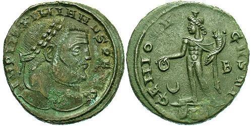 1 Follis Impero romano (27BC-395) Bronzo Galerio Massimiano (260-311)