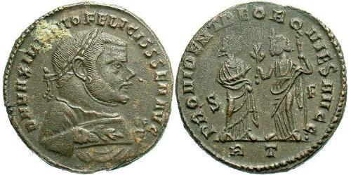 1 Follis Impero romano (27BC-395) Bronzo Massimiano (250-310)