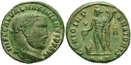 1 Follis Impero romano (27BC-395) Bronzo Galerio Massimiano (260-311)