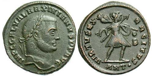 1 Follis Impero romano (27BC-395) Bronzo Galerio Massimiano (260-311)