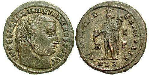 1 Follis Impero romano (27BC-395) Bronzo Galerio Massimiano (260-311)