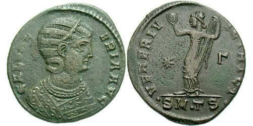 1 Follis Impero romano (27BC-395) Bronzo Galeria Valeria (?-315)