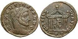 1 Follis Western Roman Empire (285-476) 青铜 Maxentius (278-312)