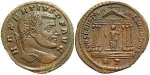 1 Follis Western Roman Empire (285-476) 青铜 Maxentius (278-312)