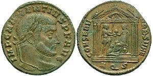 1 Follis Western Roman Empire (285-476) 青铜 Maxentius (278-312)
