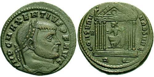 1 Follis Western Roman Empire (285-476) 青铜 Maxentius (278-312)