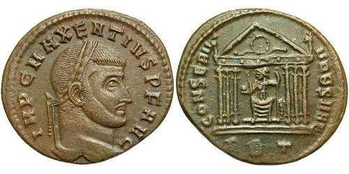 1 Follis Western Roman Empire (285-476) 青铜 Maxentius (278-312)