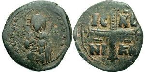 1 Follis 拜占庭帝国 青铜 Michael IV (1010-1041)