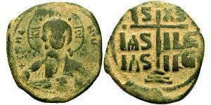 1 Follis 拜占庭帝国 青铜 Romanus III Argyrus (968-1034)