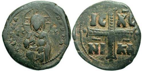 1 Follis 拜占庭帝国 青铜 Michael IV (1010-1041)