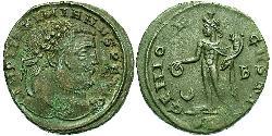 1 Follis 羅馬帝國 青铜 伽列里乌斯