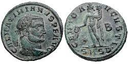 1 Follis 羅馬帝國 青铜 伽列里乌斯