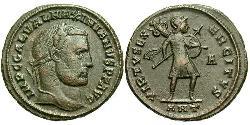 1 Follis 羅馬帝國 青铜 伽列里乌斯