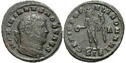 1 Follis 羅馬帝國 青铜 伽列里乌斯