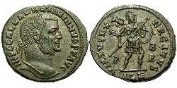 1 Follis 羅馬帝國 青铜 伽列里乌斯