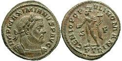 1 Follis 羅馬帝國 青铜 Maximianus (250-310)