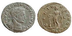 1 Follis 羅馬帝國 青铜 君士坦丁大帝