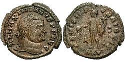 1 Follis 羅馬帝國 青铜 伽列里乌斯