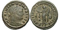 1 Follis 羅馬帝國 青铜 伽列里乌斯