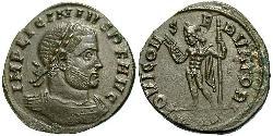 1 Follis 羅馬帝國 青铜 Licinius I (265-324)
