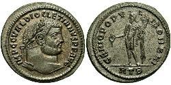 1 Follis 羅馬帝國 青铜 Diocletian (244-311)