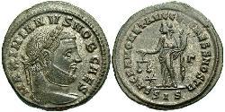 1 Follis 羅馬帝國 青铜 伽列里乌斯