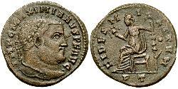 1 Follis 羅馬帝國 青铜 伽列里乌斯
