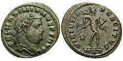 1 Follis 羅馬帝國 青铜 伽列里乌斯