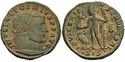 1 Follis 羅馬帝國 青铜 Licinius I (265-324)