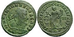 1 Follis 羅馬帝國 青铜 伽列里乌斯