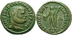 1 Follis 羅馬帝國 青铜 Diocletian (244-311)