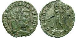 1 Follis 羅馬帝國 青铜 伽列里乌斯