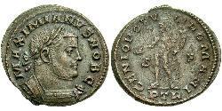 1 Follis 羅馬帝國 青铜 伽列里乌斯